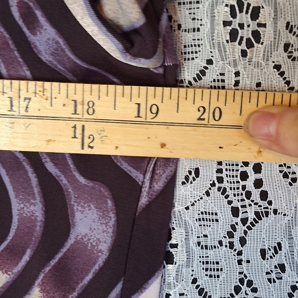 2 piece top set  grape purple swirls - Picture 3 of 9